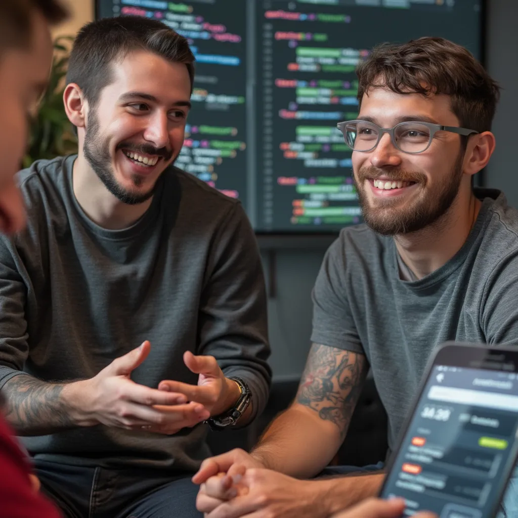 Developers of Chicken Road app in a Q&A session.